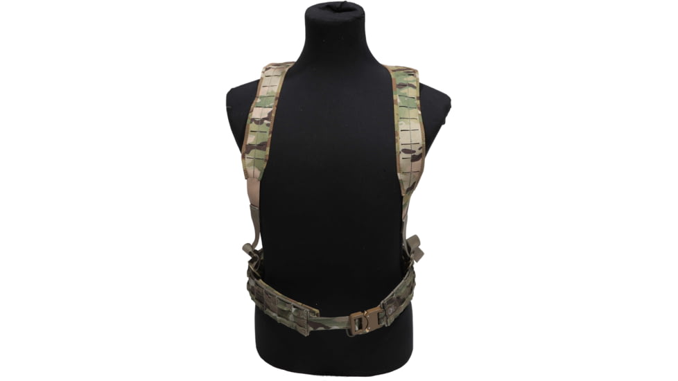 Grey Ghost Gear UGF 3-Point Laminate Battle Belt Suspenders, MultiCam, 9037-5