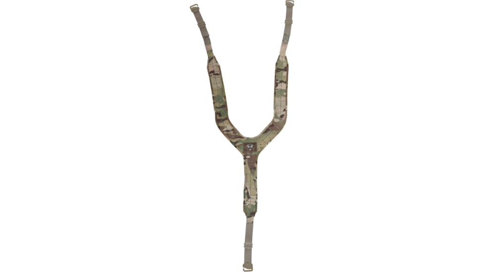Grey Ghost Gear UGF 3-Point Laminate Battle Belt Suspenders, MultiCam, 9037-5