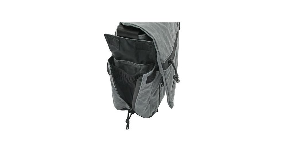 Grey Ghost Gear Wanderer Messenger Bag, Wax Canvas, Charcoal 6027-GRY