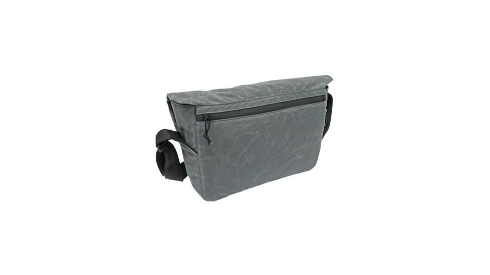 Grey Ghost Gear Wanderer Messenger Bag, Wax Canvas, Charcoal 6027-GRY