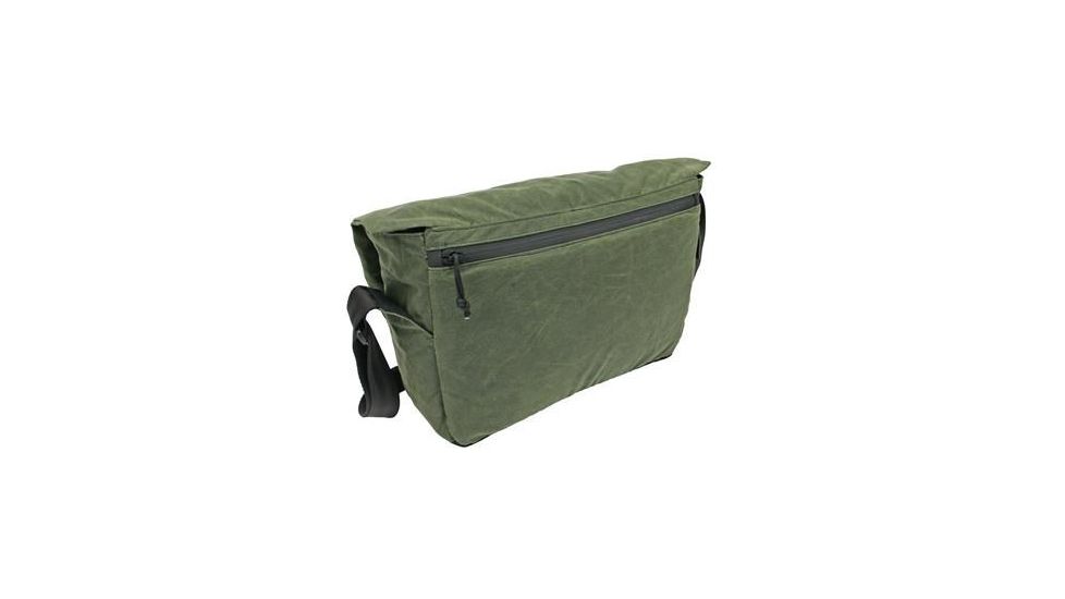 Grey Ghost Gear Wanderer Messenger Bag, Wax Canvas, Olive Drab, 6027-OD