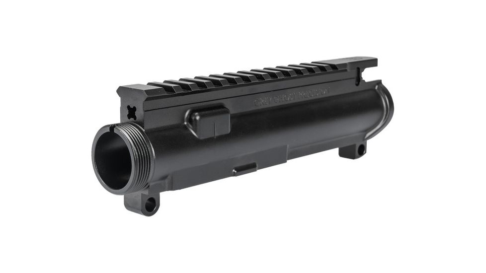 Grey Ghost Precision Forged Upper Receiver, AR-15, 5.56x45mm NATO, M4, Hard Anodized, Black, GGPC-UR
