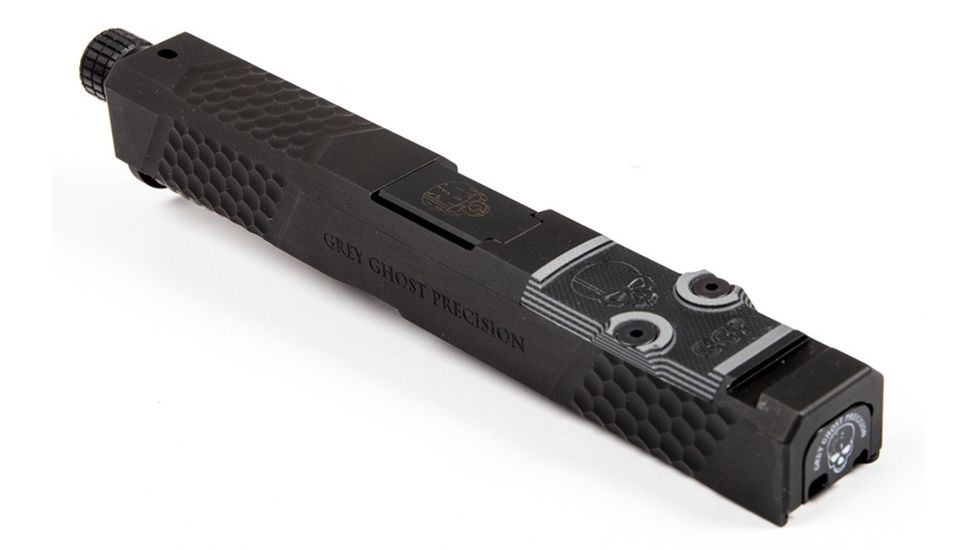 Grey Ghost Precision Glock 17 Gen 3 Slide, Complete - V2 w/Non-Threaded Barrel, Black APGG100003N