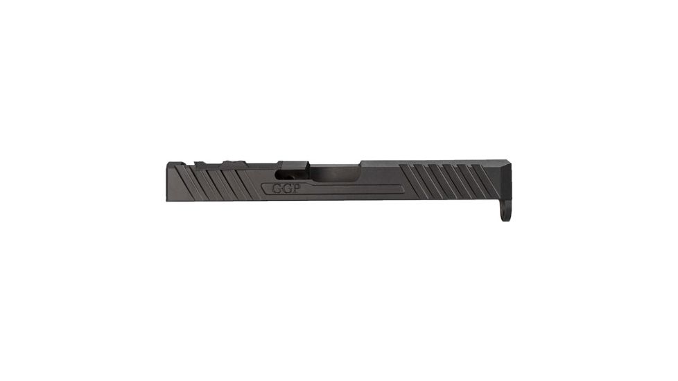 Grey Ghost Precision Version 3 Pistol Slide w/ RMR-DP Pro Cut, Glock 17 Gen 5, 17-4 Stainless Steel, Nitride Coated, Black, GGP-17-5-OC-V3