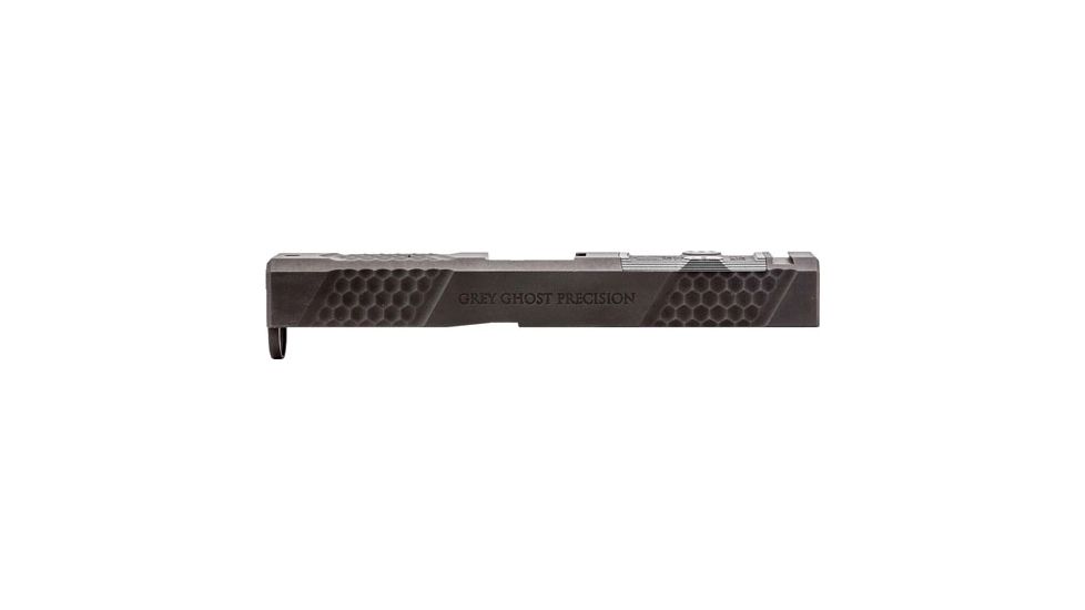 USED Grey Ghost Precision Glock 19 Gen 5 Pistol Slide w/ RMR-DP, Pro Cut, Version 2, Black Nitride, GGP-19-5-OC-V2, EDEMO1