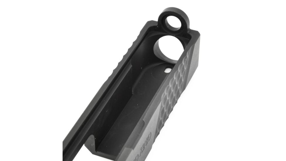Grey Ghost Precision Glock 19 Gen3 Stripped Slide, RMR Cut, Version 2 - Diamond Checkering Pattern, 17-4 SS, Black, GGP-19-3-RMR-2