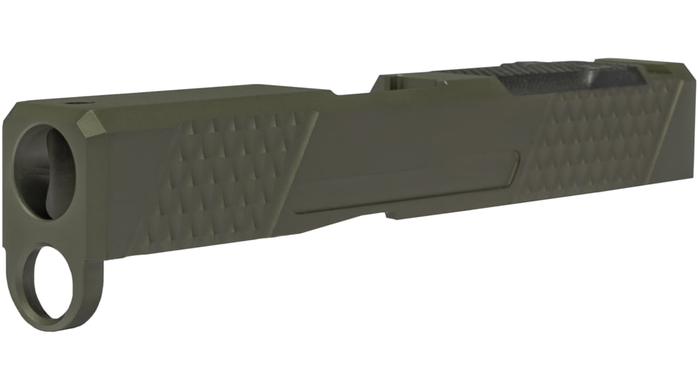 Grey Ghost Precision Glock 43 Version 2 Stripped Pistol Slide, Olive Drab Cerakote, GGP-SPG43-V2-OD