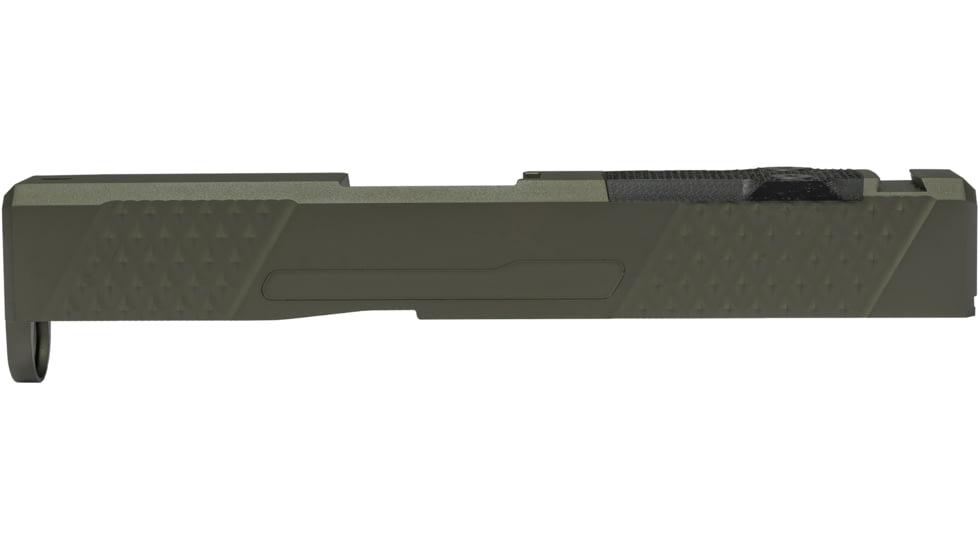 Grey Ghost Precision Glock 43 Version 2 Stripped Pistol Slide, Olive Drab Cerakote, GGP-SPG43-V2-OD