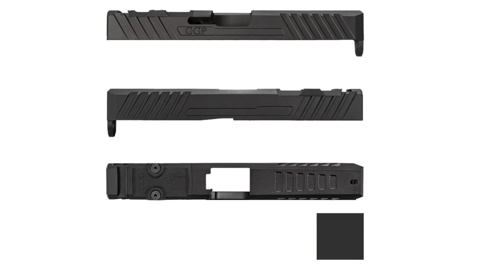 Grey Ghost Precision Glock Version 3 Pistol Slide w/ RMR-DP Pro Cut, for Glock 17 Gen 3, Sniper Grey Cerakote, GGP-17-3-OC-SG-V3