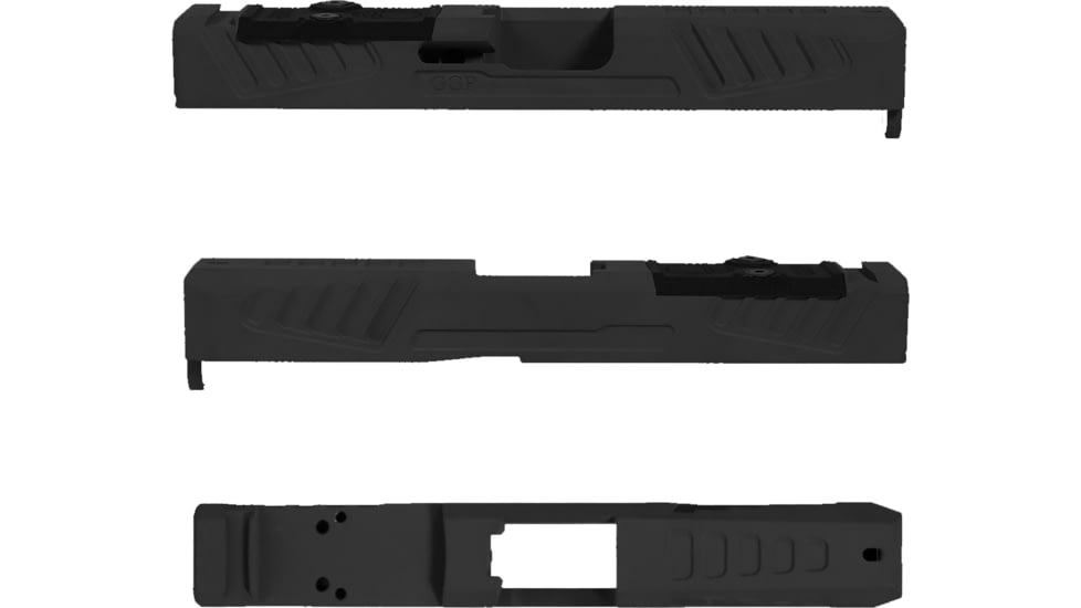 Grey Ghost Precision Glock Version 5 Pistol Slide w/ RMR-DP Pro Cut, for Glock 19 Gen 5, Sniper Grey Cerakote, GGP-19-5-OC-SG-V5