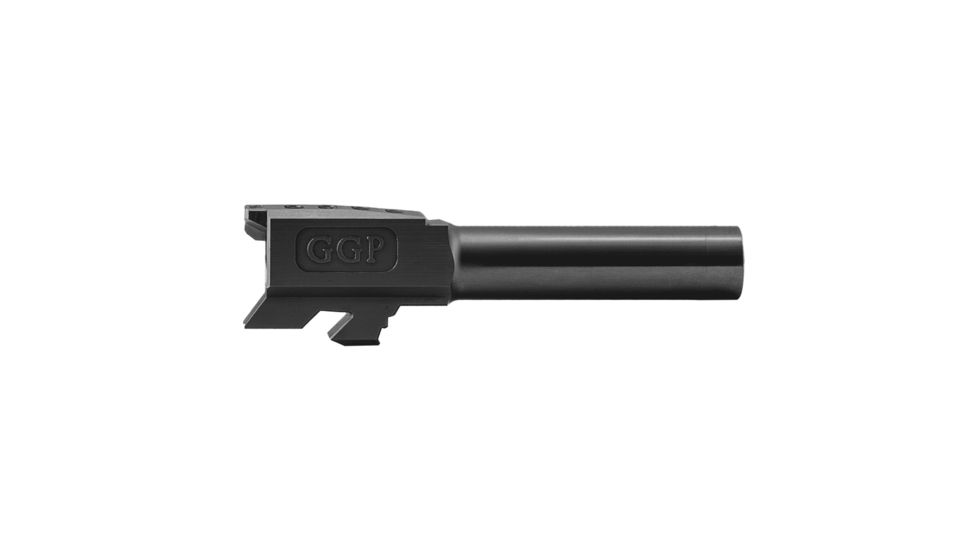 Grey Ghost Precision Match Non-Threaded Pistol Barrel, Glock 43/43x, 9mm, 4 inch, 1-10 Twist Rate, Nitride Finish, Black, BARREL-G43-NT-BN