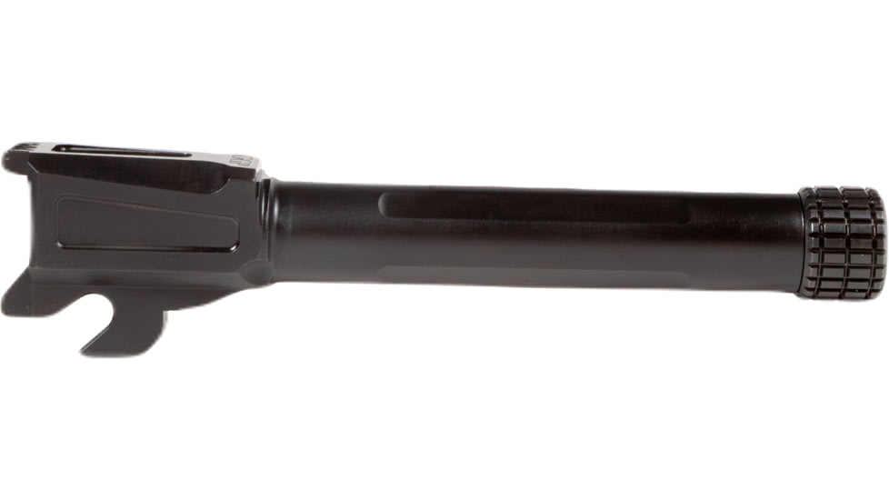 Grey Ghost Precision Match Threaded Pistol Barrel, SIG P320 Compact, 9mm, 4.625 inch, 1-10 Twist, 1/2 x 28 Thread, Nitride Finish, Black, BARREL-P320-C-T-BN