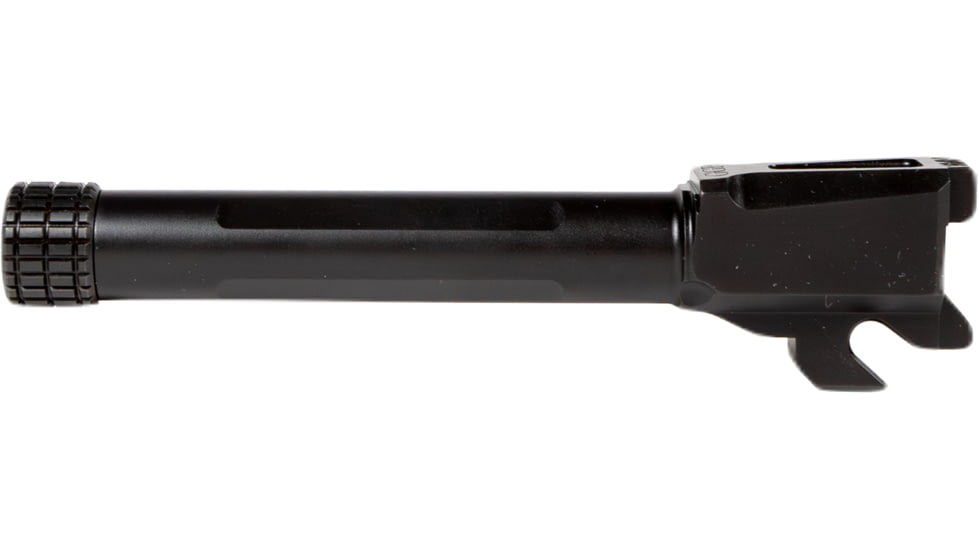 Grey Ghost Precision Match Threaded Pistol Barrel, SIG P320 Compact, 9mm, 4.625 inch, 1-10 Twist, 1/2 x 28 Thread, Nitride Finish, Black, BARREL-P320-C-T-BN