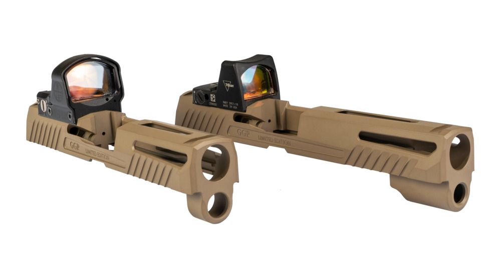 Grey Ghost Precision Sig P320 Full Size Slide Version 1, Stainless Steel, Black, GGP-320-F-BLK-1