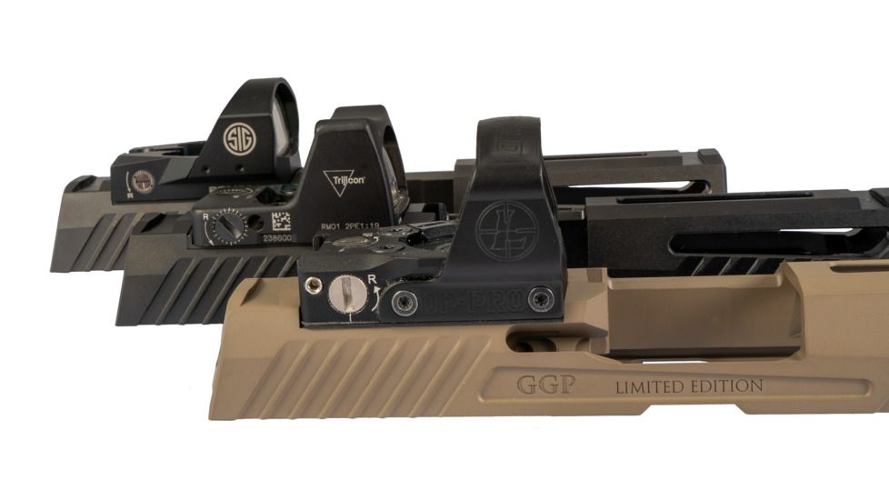 Grey Ghost Precision Sig P320 Full Size Slide Version 1, Stainless Steel, Black, GGP-320-F-BLK-1