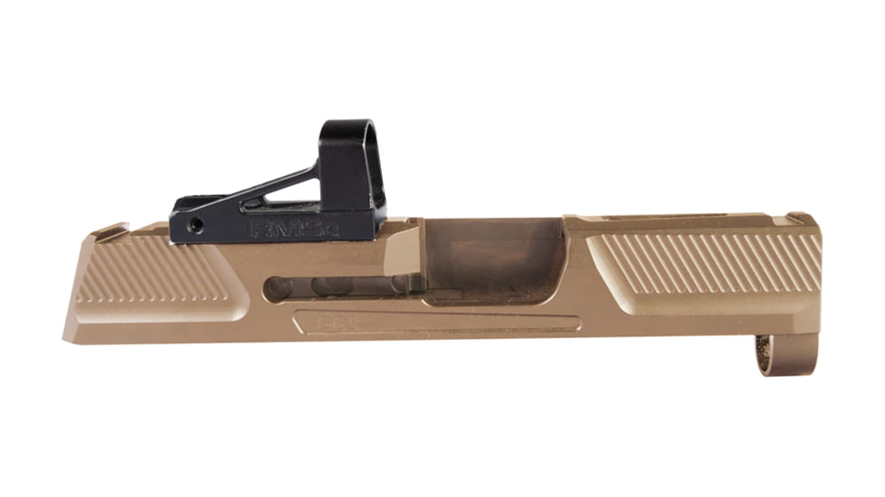 Grey Ghost Precision Sig P365 Pistol Slide Version 2, 9mm, 17-4 Stainless Steel, Cerakote Finish, FDE, GGP-365-FDE-2