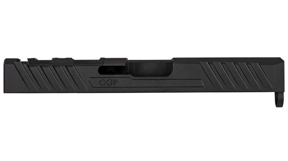 Grey Ghost Precision Version 3 Pistol Slide, RMR/DP Pro Cut, Glock 17 Gen3, 17-4 Stainless Steel, Nitride Coated, Black, GGP-17-3-OC-V3