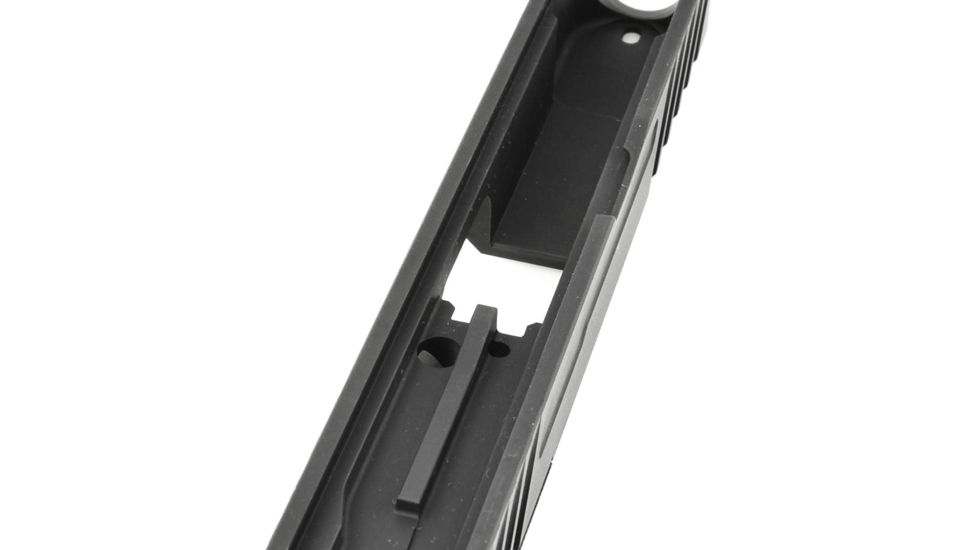 Grey Ghost Precision Version 3 Pistol Slide w/ RMR-DP Pro Cut, Glock 19 Gen 3, 17-4 Stainless Steel, Nitride Coated, Black, GGP-19-3-OC-V3