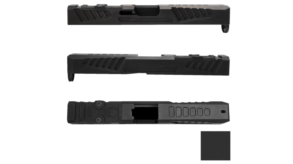 Grey Ghost Precision Version 5 Pistol Slide w/ RMR-DP Pro Cut, Glock 17 Gen 4, 17-4 Stainless Steel, Sniper Grey Cerakote, GGP-17-4-OC-SG-V5