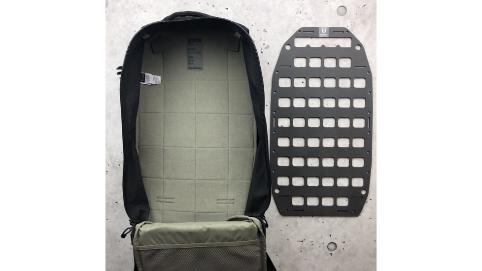 Grey Man Tactical 10.25 x 19 Rigid MOLLE Panel, Black, 000161