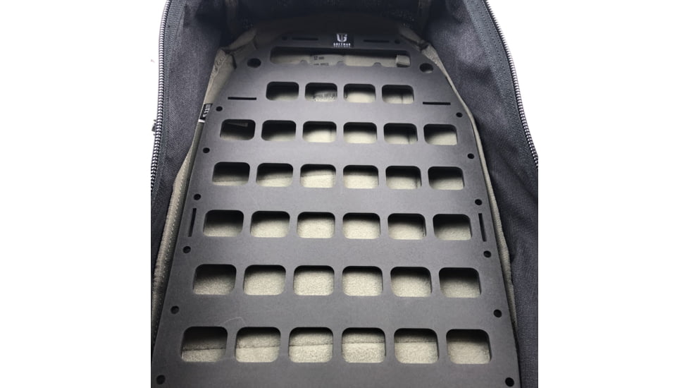 Grey Man Tactical 10.25 x 19 Rigid MOLLE Panel, Black, 000161