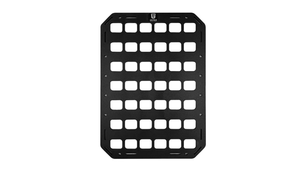 Grey Man Tactical 10.75 x 15 Rigid MOLLE Panel, Black, 000157