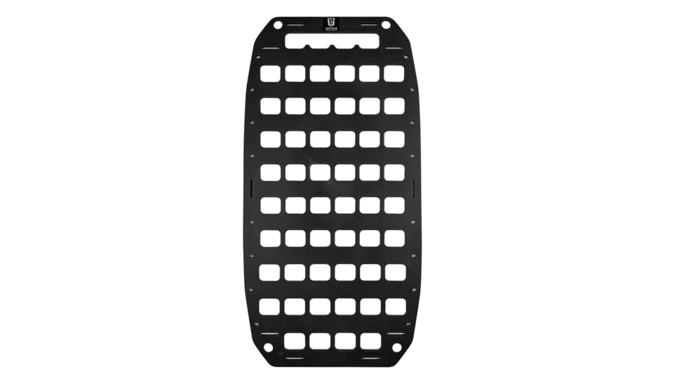 Grey Man Tactical 10.75 x 21 Rigid MOLLE Panel, Black, 000162