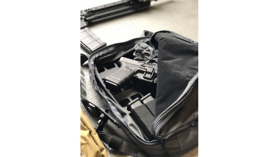 Grey Man Tactical 10 x 14 Rigid MOLLE Panel, Black, 000150
