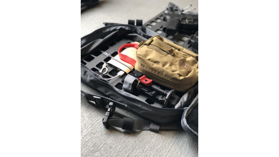 Grey Man Tactical 10 x 14 Rigid MOLLE Panel, Black, 000150