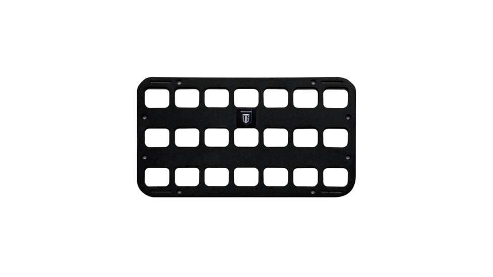 Grey Man Tactical 11 x 6 Rigid MOLLE Panel, Black, 000228