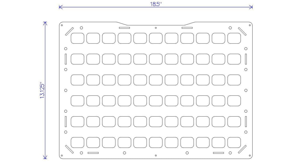 Grey Man Tactical 18.5 x 13.125 RMP, Black, 000171