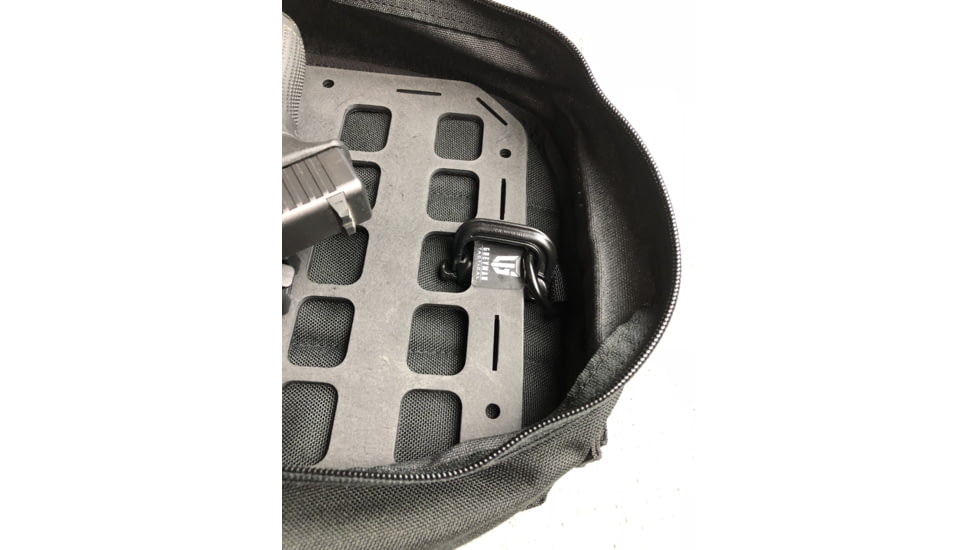Grey Man Tactical 9.25 x 17 Rigid MOLLE Panel, Black, 000155
