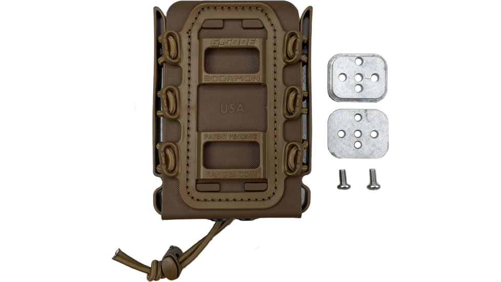 Grey Man Tactical G-Code Soft Shell Scorpion Mag Carrier for Rifle, Tan, 000247