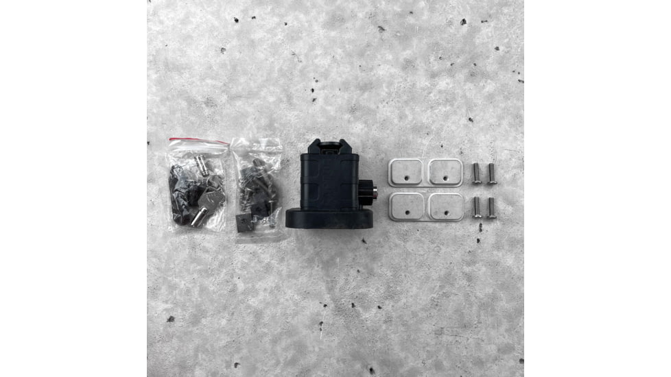 Grey Man Tactical Locking Rifle Mount w/Raptor Picatinny, Black, 000028