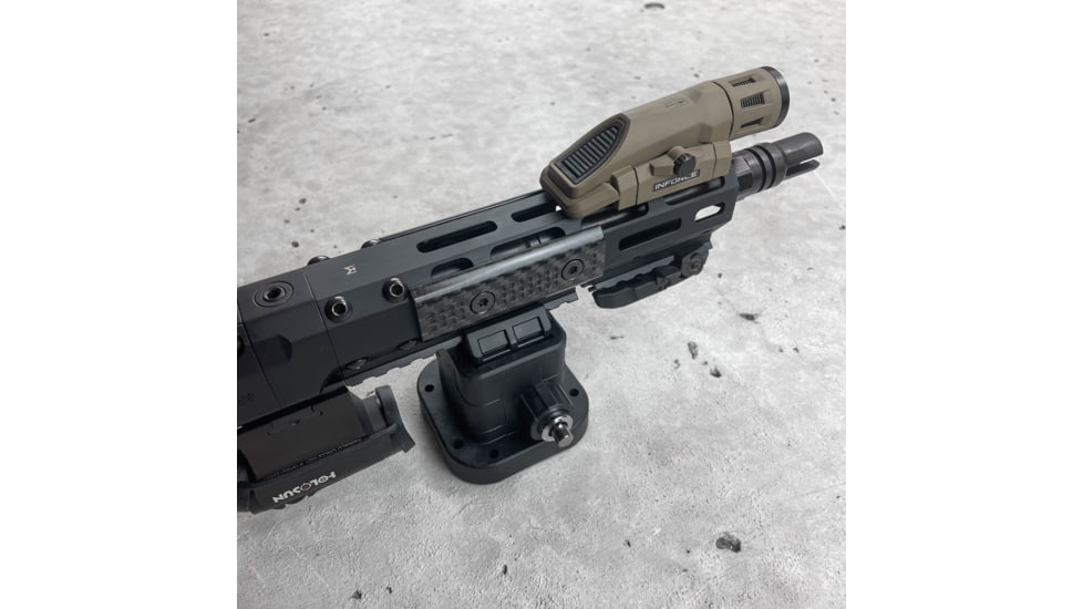 Grey Man Tactical Locking Rifle Mount w/Raptor Picatinny, Black, 000028