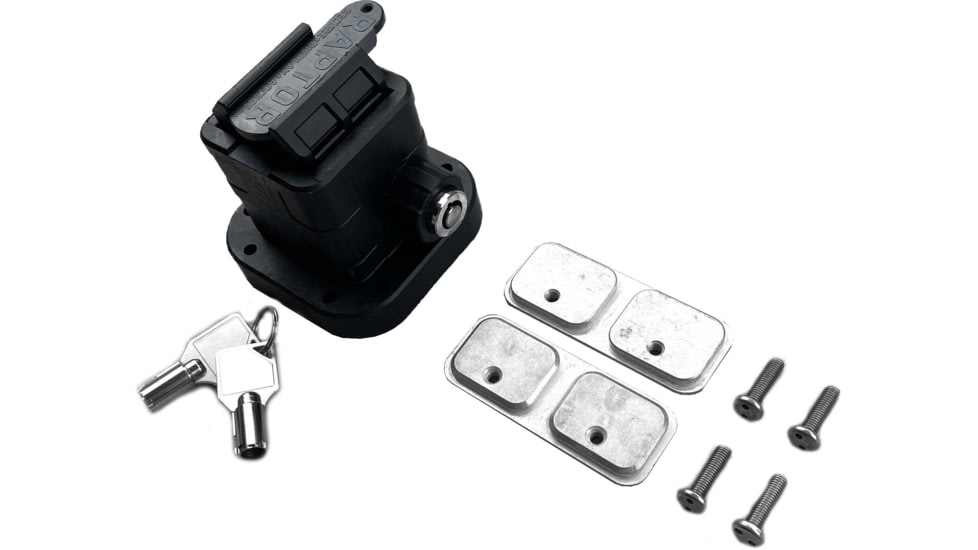 Grey Man Tactical Locking Rifle Mount w/Raptor Picatinny, Black, 000028