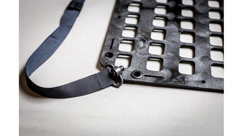 Grey Man Tactical Push Button D-Ring &amp; Push Button Loop-Around RMP Straps w/Headrest Post &amp; Seat Bottom, Black, GMT-PM-16