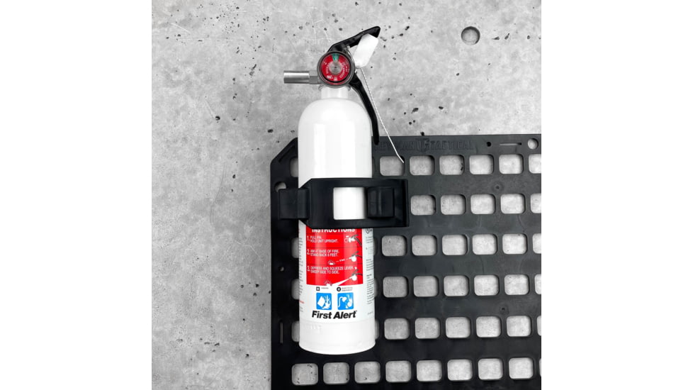 Grey Man Tactical QuickFist 3 in Clamp, Fire Extinguisher, Black, 000043