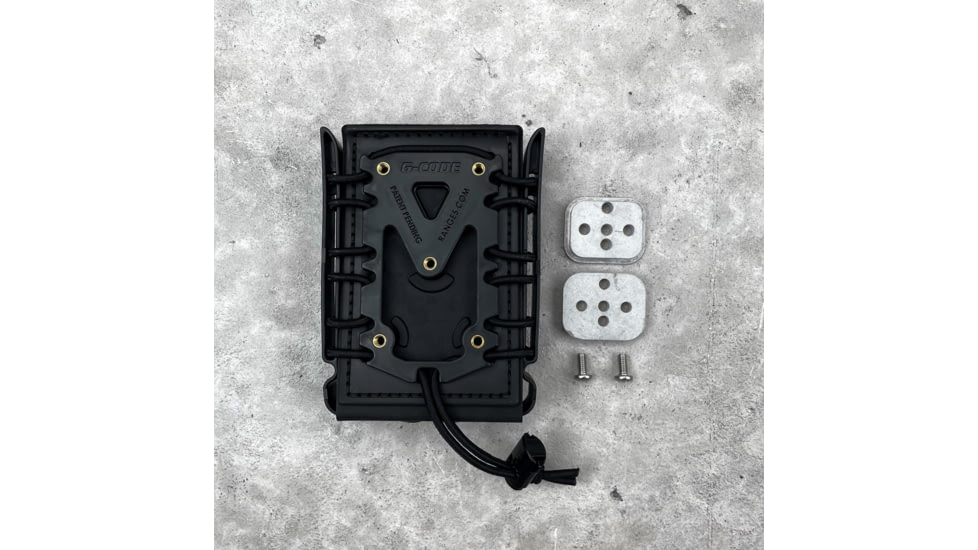 Grey Man Tactical RMP Backer Plate, G-Code Soft Shell Scorpion Mag Carrier - Rifle Pair, Black, 000142