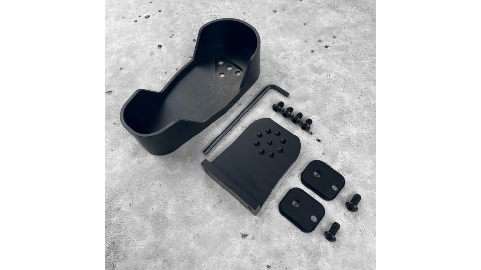 Grey Man Tactical RMP Buttstock Cup Kit w/ XL Cup, Black, 000067