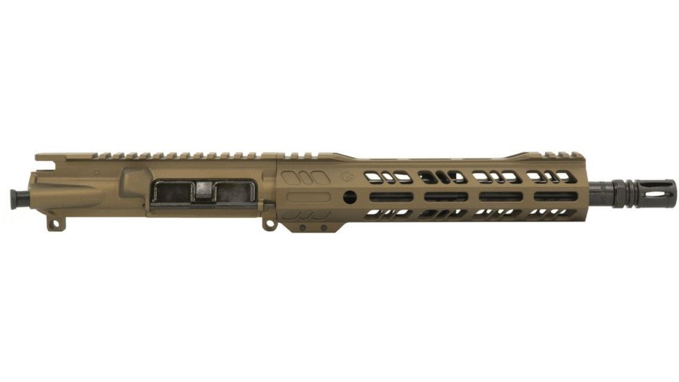 Grid Defense Complete Upper Receiver, .300 Blackout, 10.5 inch, Pistol Length, 4150 Steel Light HBAR Barrel, 1-8 Twist, 10.5 inch Hand Guard, A2 Flash Hider, Burnt Bronze, GD105E9GFR300BB