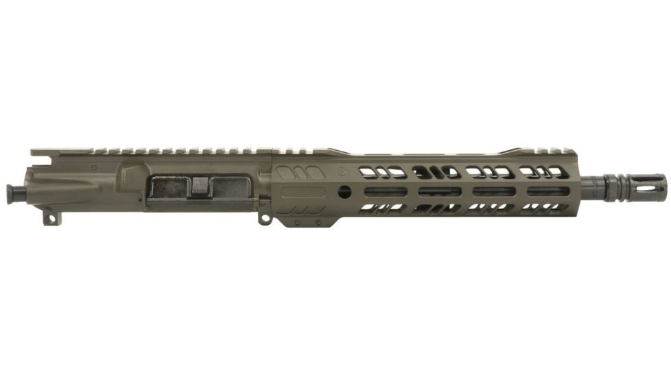 Grid Defense Complete Upper Receiver, .300 Blackout, 10.5 inch, Pistol Length, 4150 Steel Light HBAR Barrel, 1-8 Twist, 10.5 inch Hand Guard, A2 Flash Hider, OD Green, GD105E9GFR300OD