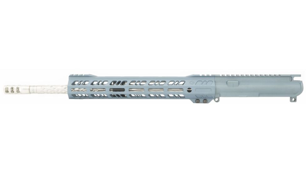Grid Defense Complete Upper Receiver, Blue Titanium, GD16E14GDR556SSDD-BT