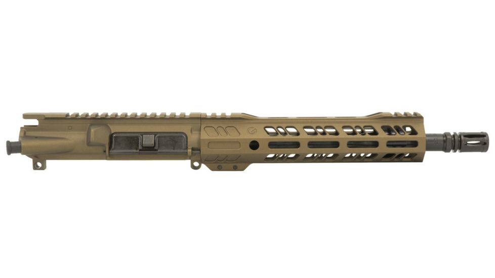 Grid Defense Complete Upper Receiver, 7.62x39, 10.5 inch, Carbine Length, 4150 Steel Light HBAR Barrel, 1-10 Twist, A2 Flash Hider, Burnt Bronze, GD105E9GFR762BB