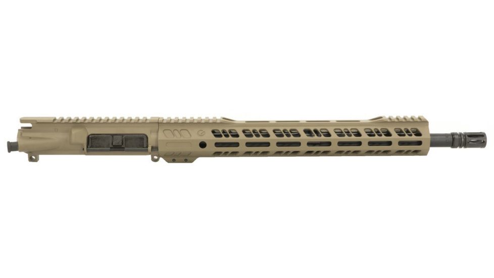 Grid Defense Complete Upper Receiver, 7.62x39, 16 inch, Carbine Length, 4150 Light HBAR Barrel, 1-10 Twist, 14 inch M-LOK Free Float Hand Guard, A2 Flash Hider, Flat Dark Earth, GD16E14GFR762FDE