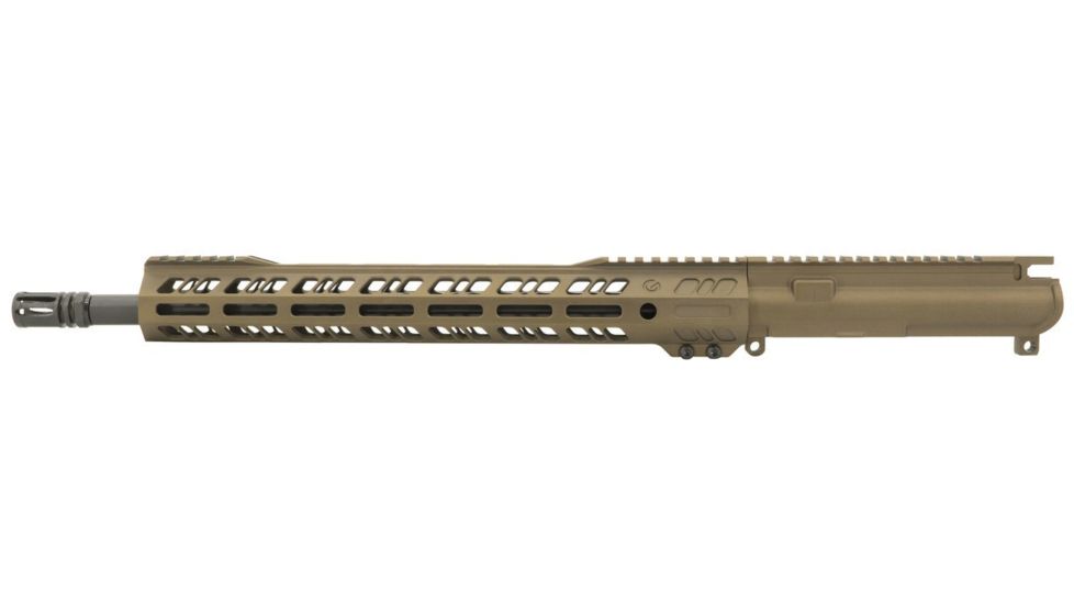 Grid Defense Complete Upper Receiver, 9mm 9x19 Para, 16 inch, 4150 Light HBAR Barrel, 1-10 Twist, 14 inch M-LOK Rail, A2 Flash Hider, Burnt Bronze, GD16E14GFR9MMBB