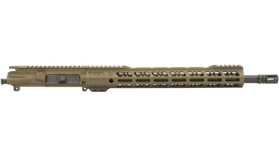 Grid Defense Complete Upper Receiver, 9mm 9x19 Para, 16 inch, 4150 Light HBAR Barrel, 1-10 Twist, 14 inch M-LOK Rail, A2 Flash Hider, Burnt Bronze, GD16E14GFR9MMBB