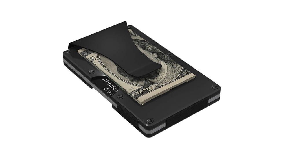 Grid Wallet Gunmetal Aluminum Wallet