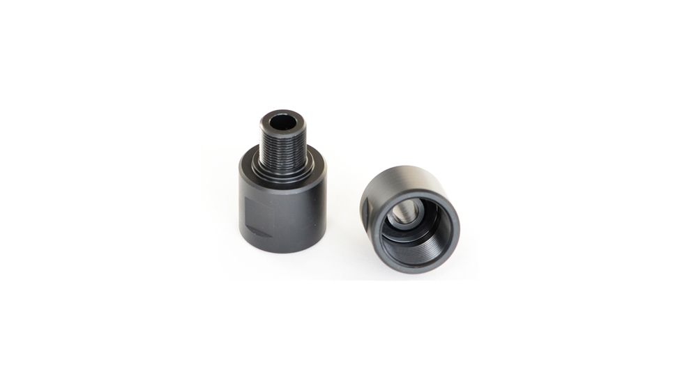 Griffin Armament 24mm to 1/2x28 adapter, Black GA141A5824