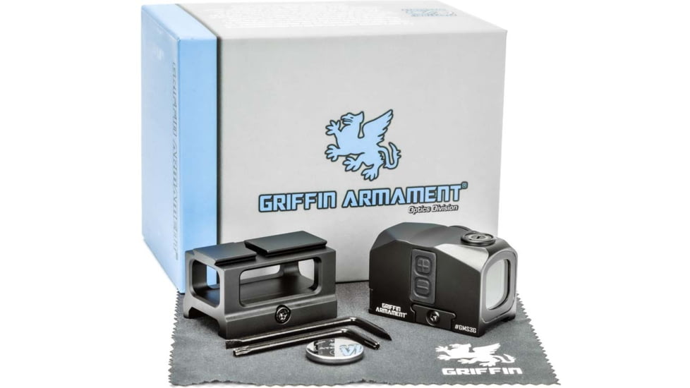 Griffin Armament Griffin 1x Micro Sight, Acro, Red Dot, Black, GMS3R